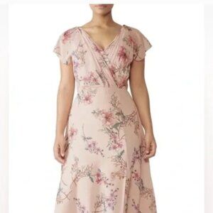 Monique Lhuillier Bridesmaid Floral Gwen Gown Size 10